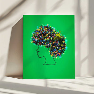 Tablou canvas „Afro Lights” de Artem Pozdniakov