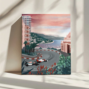 Tablou canvas „Monaco Circuit” de Goed Blauw