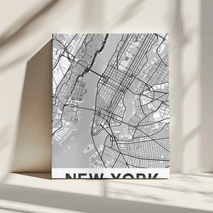 Tablou canvas „New York White” de StudioSix