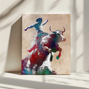 Tablou canvas „Sport Rodeo 1” de Justyna Jaszke