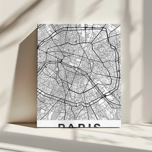 Tablou canvas „Paris White” de StudioSix