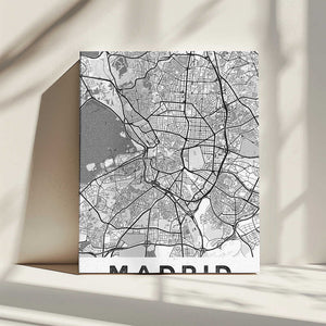 Tablou canvas „Madrid White” de StudioSix