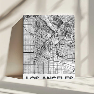 Tablou canvas „Los Angeles White” de StudioSix