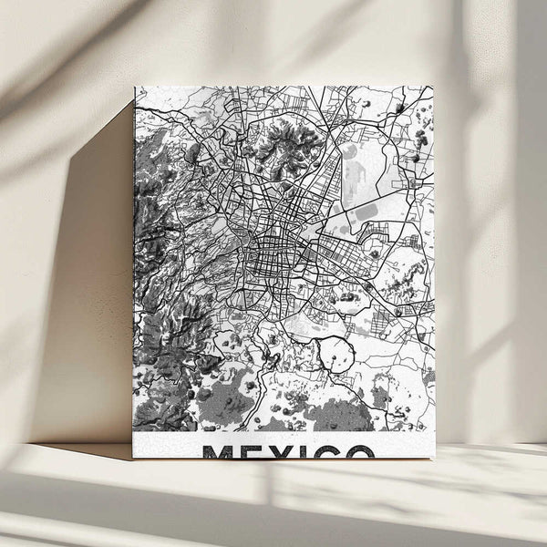 Tablou canvas „Mexico City White” de StudioSix