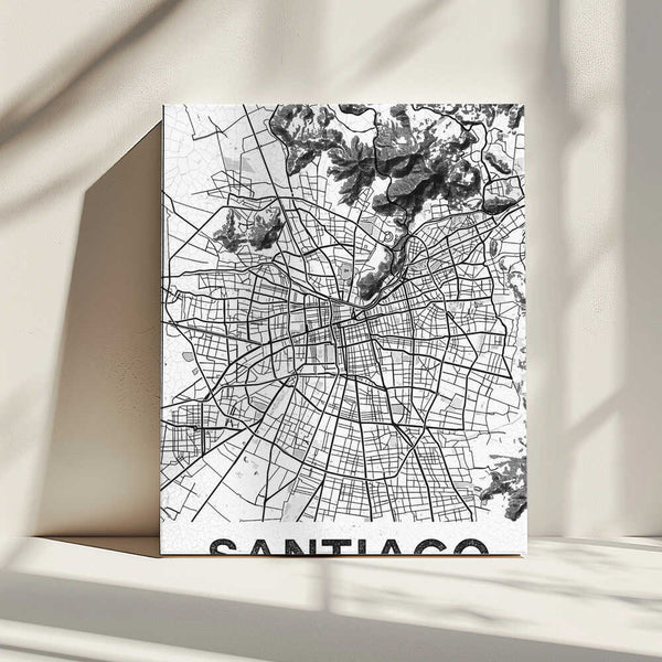 Tablou canvas „Santiago White” de StudioSix