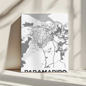 Tablou canvas „Paramaribo White” de StudioSix