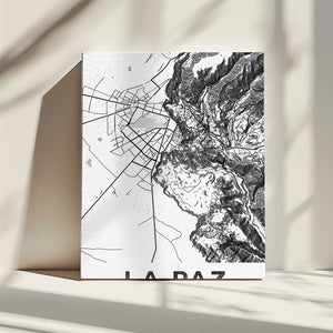 Tablou canvas „La Paz White” de StudioSix