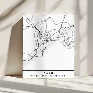 Tablou canvas „Black Maps 06” de Emiliano Deificus
