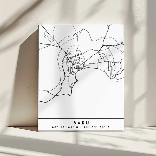 Tablou canvas „Black Maps 06” de Emiliano Deificus