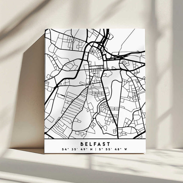 Tablou canvas „Black Maps 12” de Emiliano Deificus