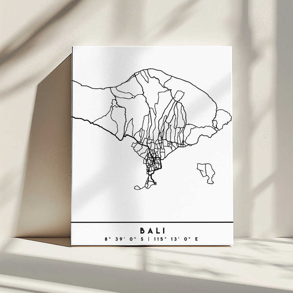 Tablou canvas „Black Maps 07” de Emiliano Deificus