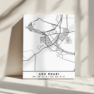 Tablou canvas „Black Maps 01” de Emiliano Deificus