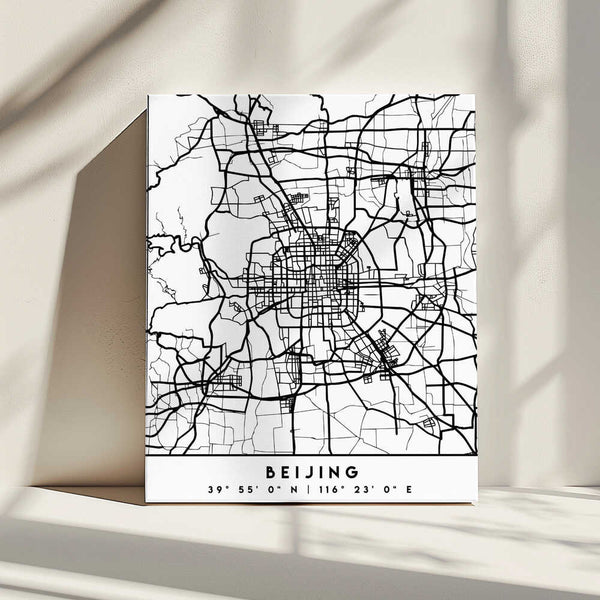 Tablou canvas „Black Maps 10” de Emiliano Deificus