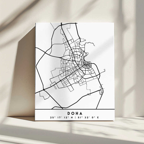 Tablou canvas „Black Maps 26” de Emiliano Deificus