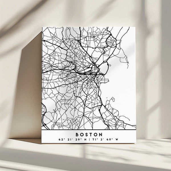 Tablou canvas „Black Maps 16” de Emiliano Deificus