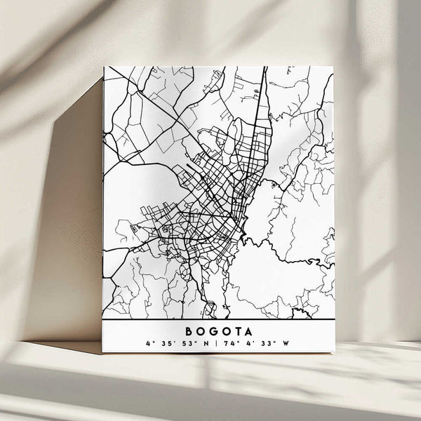 Tablou canvas „Black Maps 15” de Emiliano Deificus