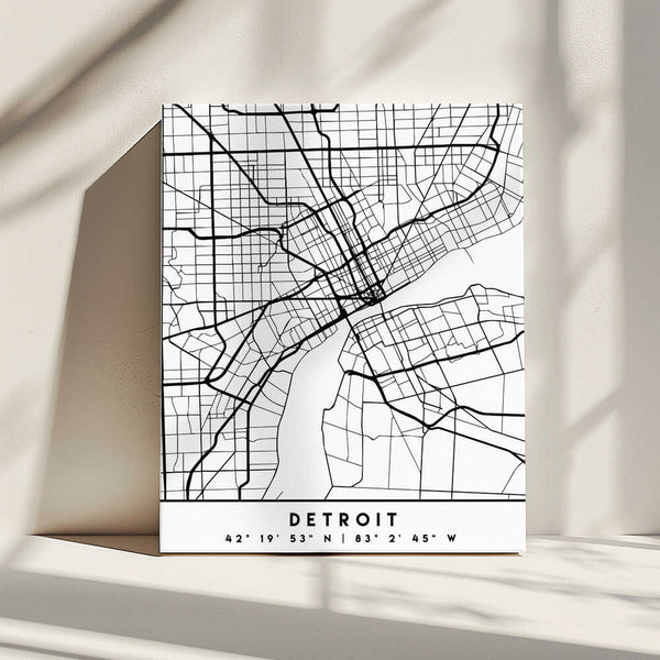 Tablou canvas „Black Maps 25” de Emiliano Deificus