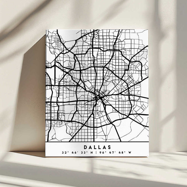 Tablou canvas „Black Maps 24” de Emiliano Deificus