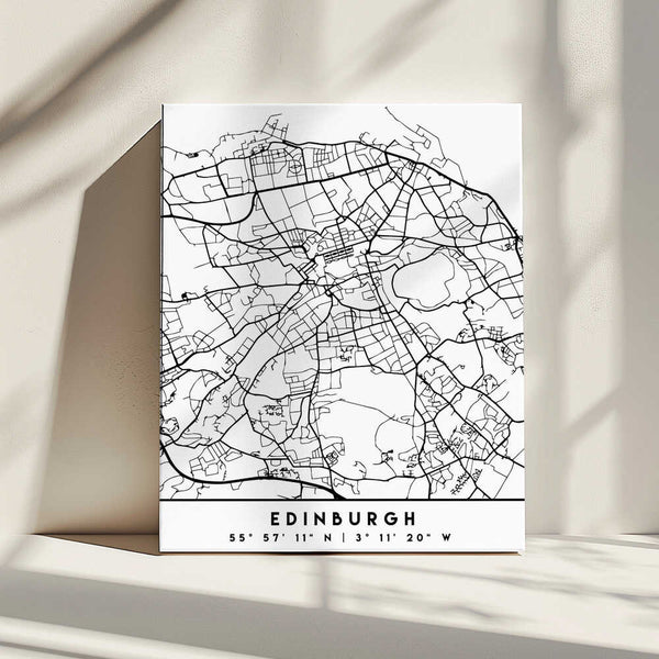 Tablou canvas „Black Maps 29” de Emiliano Deificus