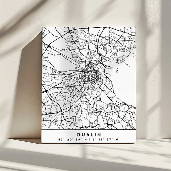 Tablou canvas „Black Maps 28” de Emiliano Deificus