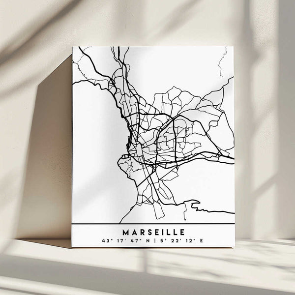 Tablou canvas „Black Maps 48” de Emiliano Deificus