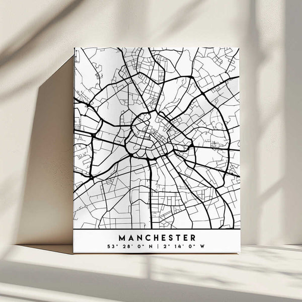 Tablou canvas „Black Maps 45” de Emiliano Deificus