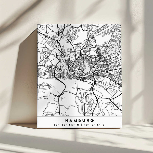 Tablou canvas „Black Maps 31” de Emiliano Deificus