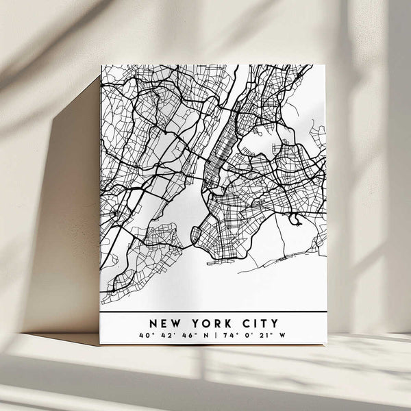 Tablou canvas „Black Maps 61” de Emiliano Deificus