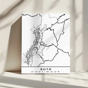 Tablou canvas „Black Maps 70” de Emiliano Deificus