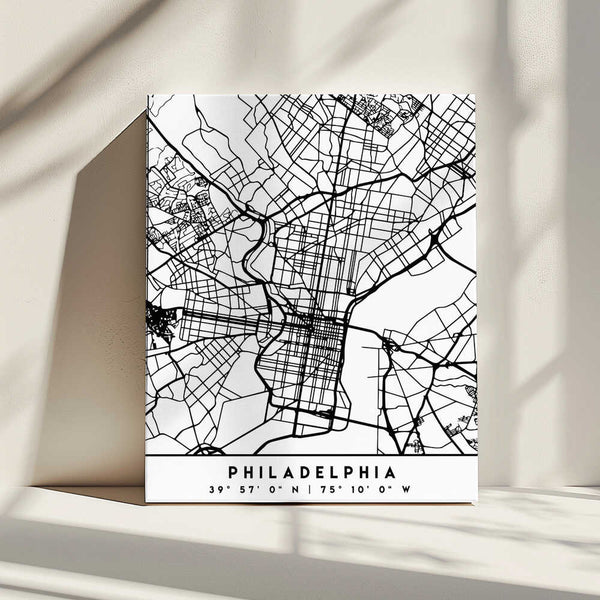 Tablou canvas „Black Maps 65” de Emiliano Deificus