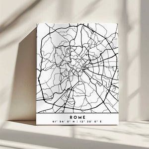 Tablou canvas „Black Maps 72” de Emiliano Deificus