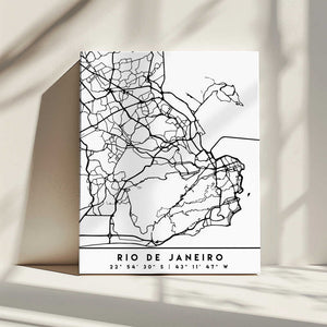Tablou canvas „Black Maps 71” de Emiliano Deificus