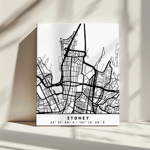 Tablou canvas „Black Maps 84” de Emiliano Deificus