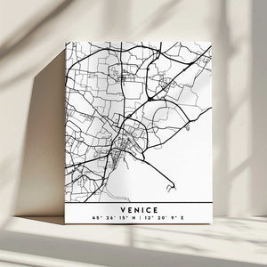 Tablou canvas „Black Maps 91” de Emiliano Deificus