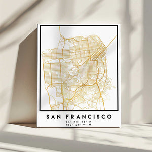 Tablou canvas „1 Maps 68” de Emiliano Deificus