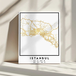 Tablou canvas „1 Maps 64” de Emiliano Deificus