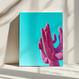 Tablou canvas „Magenta Pink Saguaro” de Tom Windeknecht