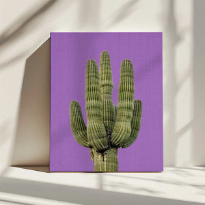 Tablou canvas „Purple Cactus” de Lila &amp; Lola