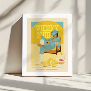 Tablou canvas „Jlr Cocktails Whiskysour” de Jenny Liz Rome