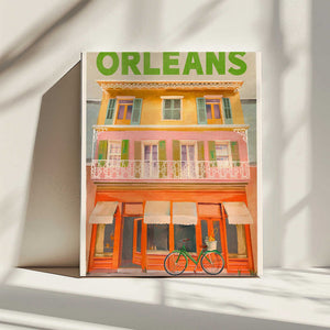 Tablou canvas „New Orleans Louisiana Vintage Travel Poster” de The Whiskey Ginger