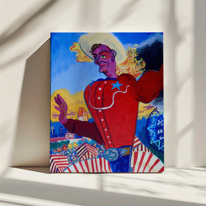 Tablou canvas „Big Tex Aflame” de Steve Spencer