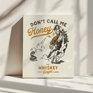 Tablou canvas „Dont Honey Print 2” de The Whiskey Ginger