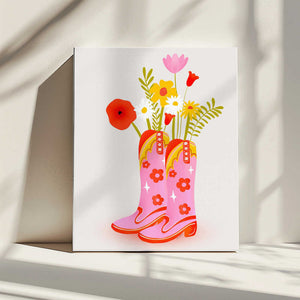 Tablou canvas „Cowgirl Boots” de Baroo Bloom