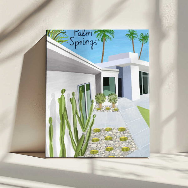 Tablou canvas „Palm Springs Modern Architecture by Artist Carla Daly” de Carla Daly