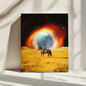 Tablou canvas „Nebula Cowboy” de Taudalpoi