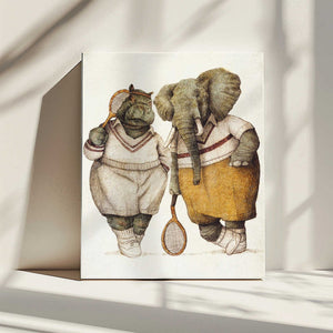 Tablou canvas „Gentlemen of the Court” de Mike Koubou