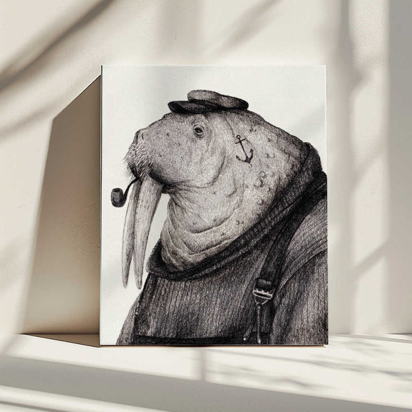 Tablou canvas „Sea Captain's Wisdom” de Mike Koubou