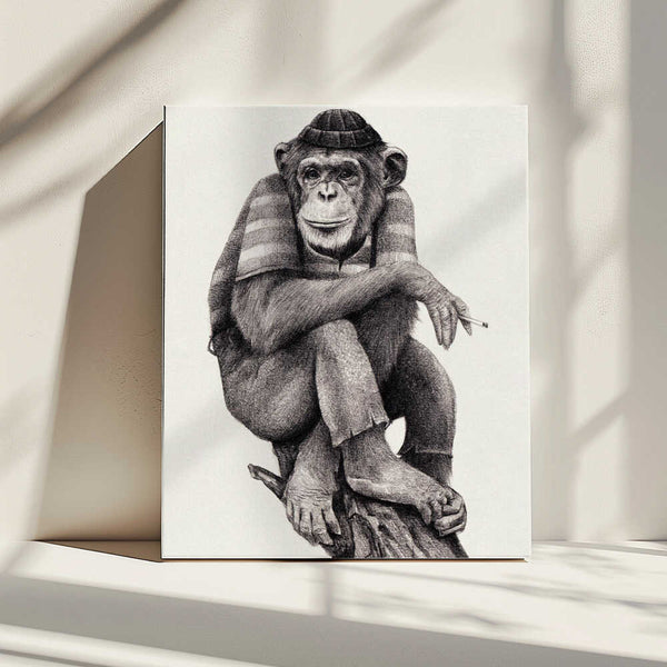 Tablou canvas „Smoke &amp;amp Chill” de Mike Koubou