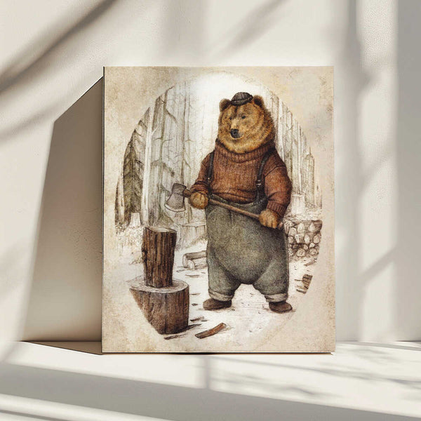 Tablou canvas „Preparing for Winter” de Mike Koubou