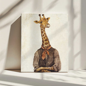 Tablou canvas „Giraffe With A Human Body” de Mike Koubou
